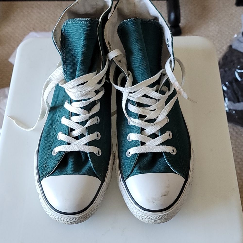 Hunter Green chuck Taylor men's 10.5 with box